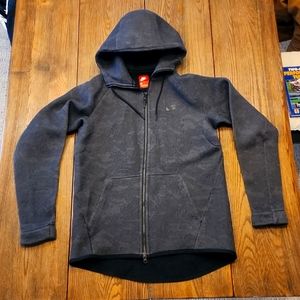 Nike Tech Zipup Hoodie in Black Camo Size Mens L